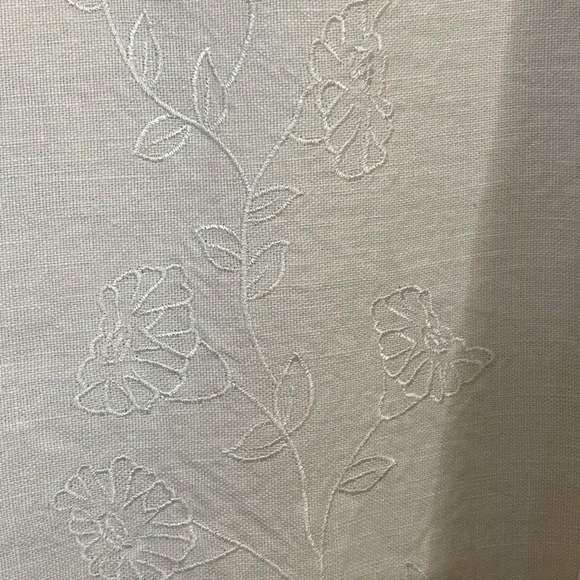 Edward 100% Irish Linen White Embroidered Skirt size 10 - Picture 2 of 5